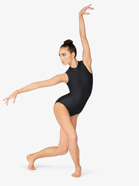 Mariia Crown Mock Neck Tank Leotard