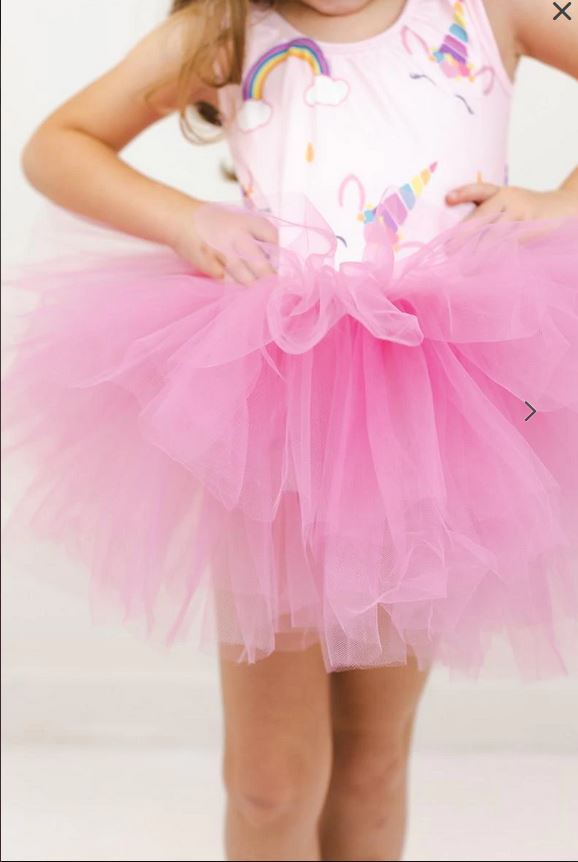 Bubblegum Unicorn Tank Tutu Leotard