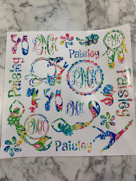 Decal Sheets 12x12