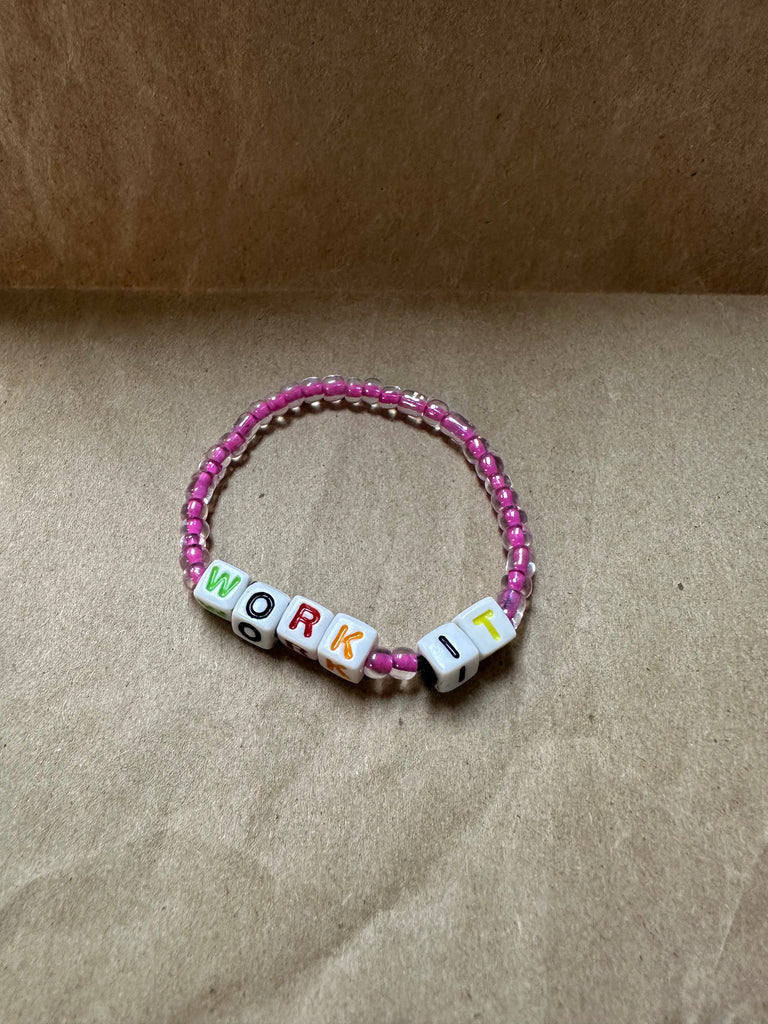 Work it Beaded Bracelet