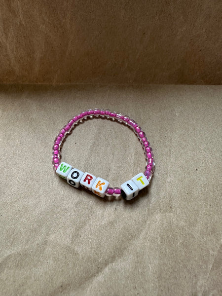 Work it Beaded Bracelet