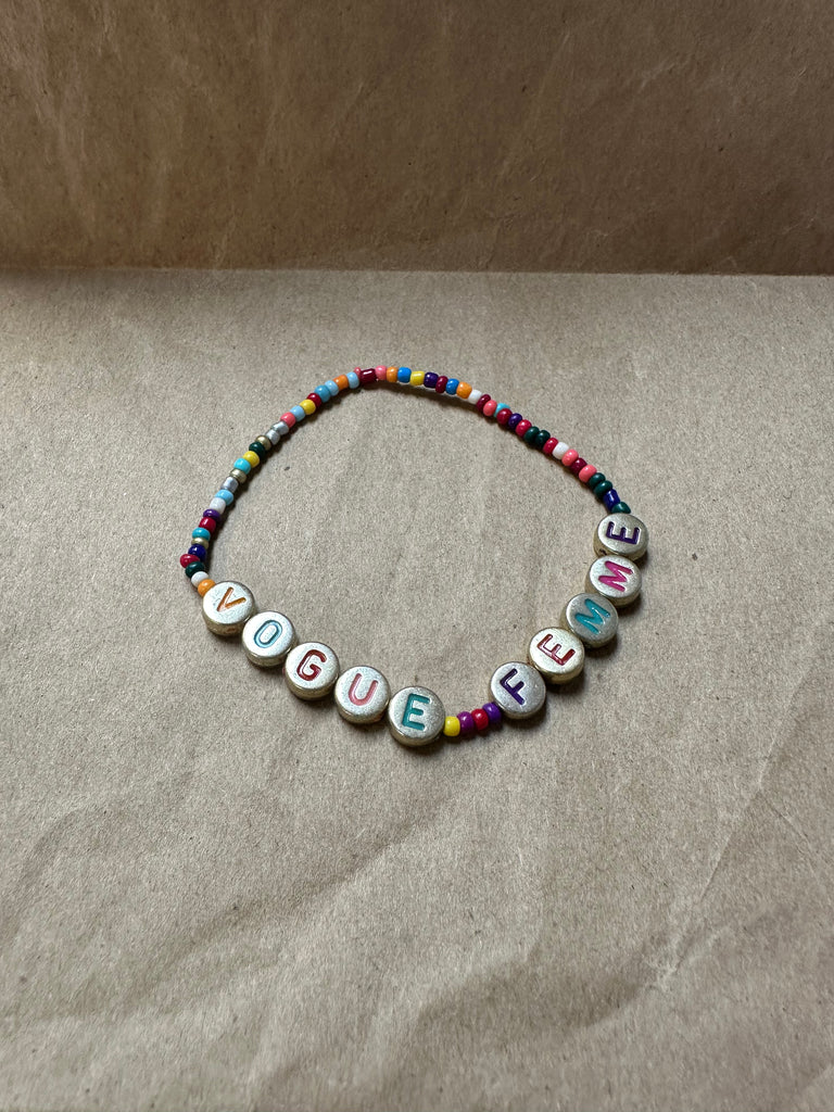 Vogue Femme Beaded Bracelet