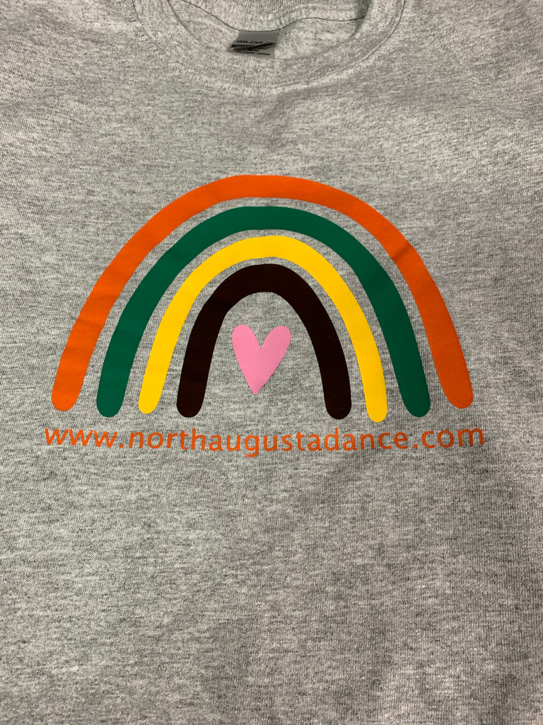 The North Augusta School of Dance Rainbow shirt-Kids